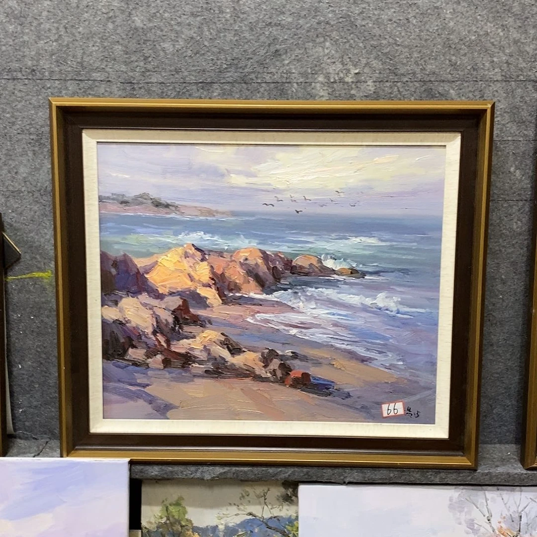 油画带外框画芯尺寸60x50 c m