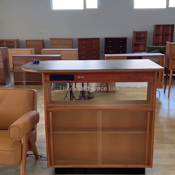 北美材样品樱桃木吧台不退不换