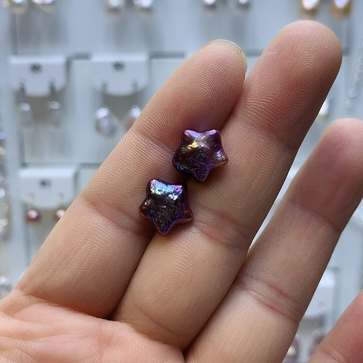 淡水珍珠巴洛克银S925镶嵌