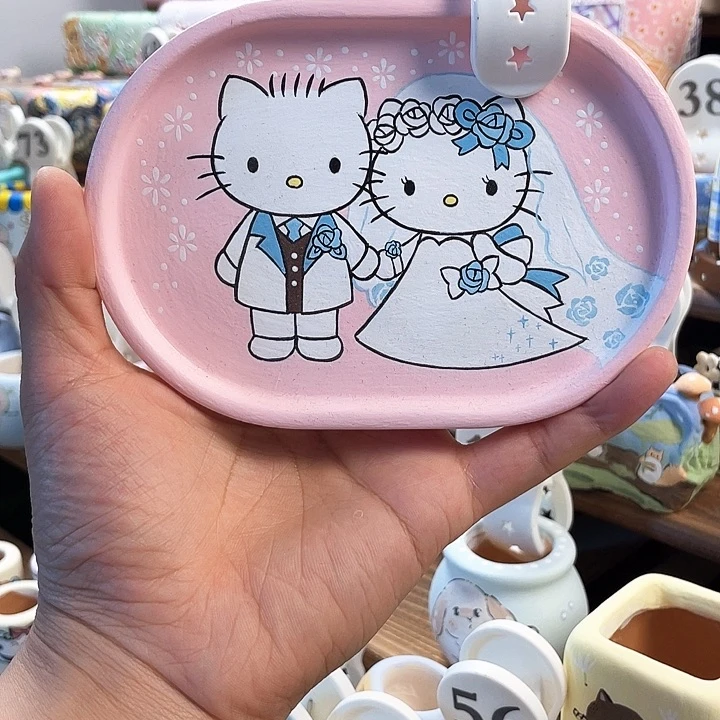 97…..手工手绘花盆