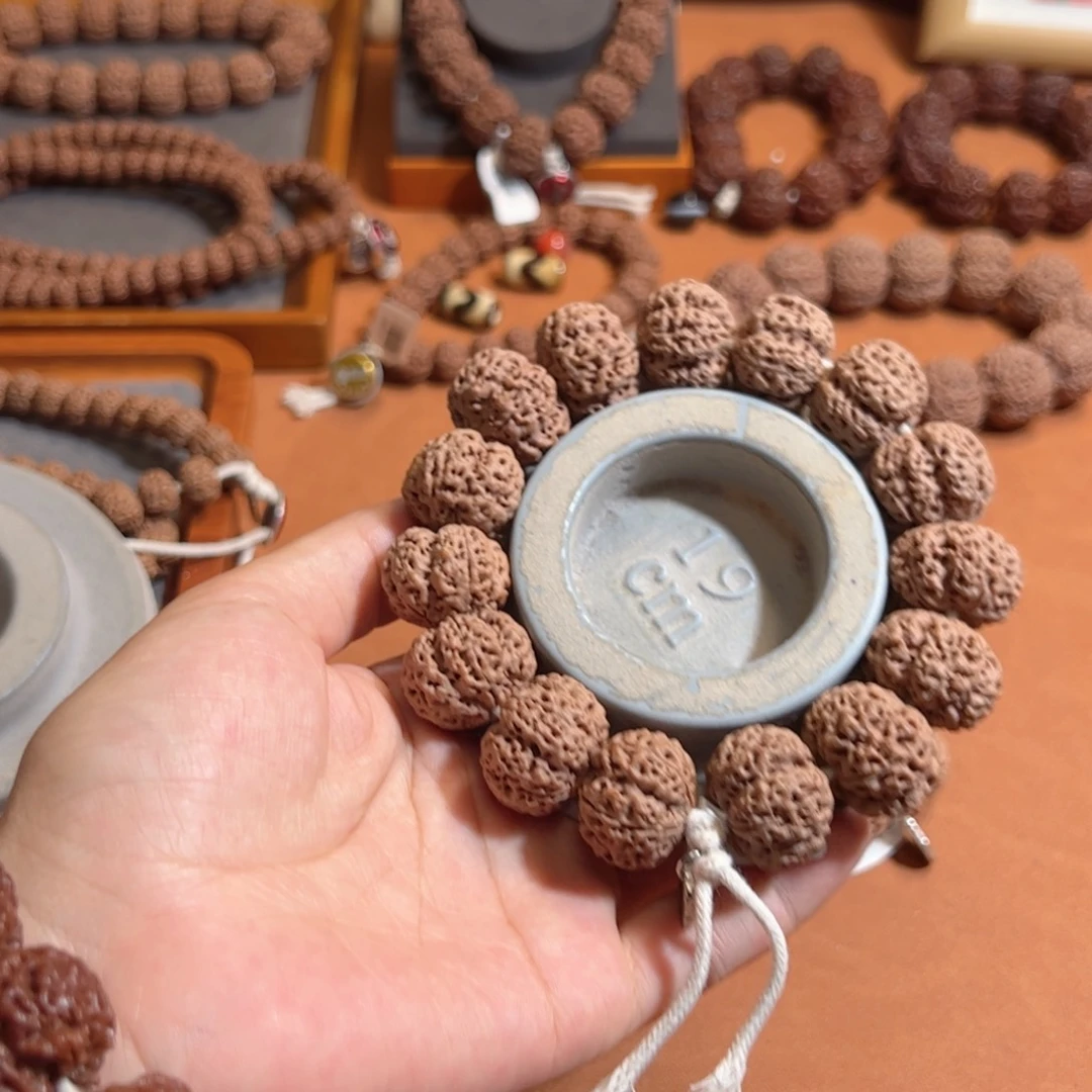 *****手串金刚菩提21标款梁高油高密大金刚菩提手串