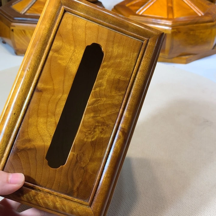 聽***…金丝楠金丝楠纸巾盒