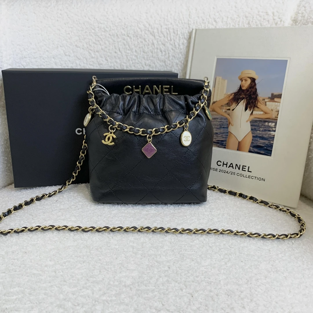 99新 Chanel/香奈儿 壹臻/23P黑金羊小福袋 15692935