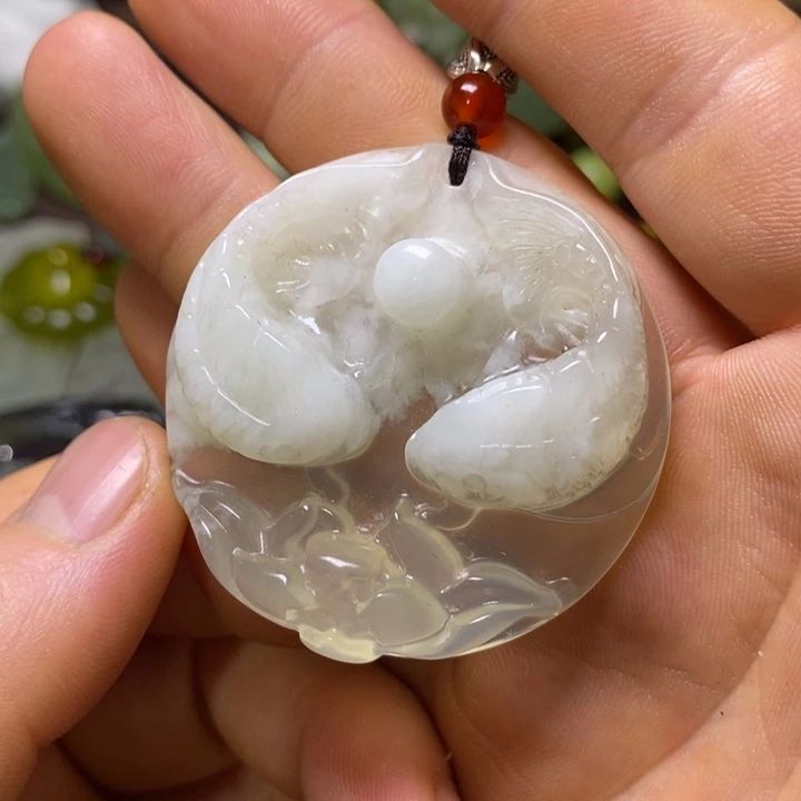 岫玉未镶嵌岫玉颈饰