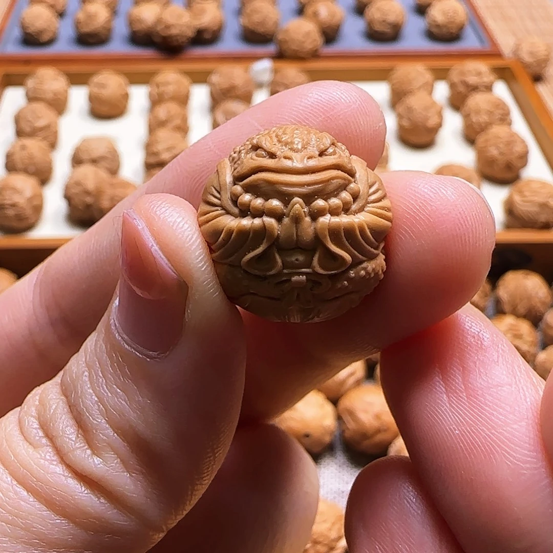 猴头核桃吊坠夜*羽蟾仙17➕天地孔反油福利款不退不换