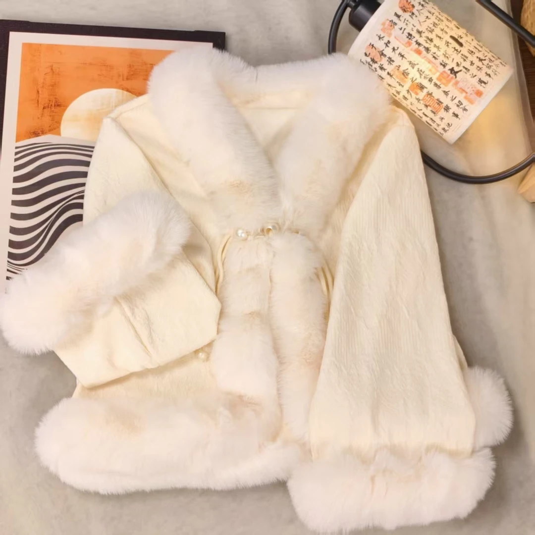 A01 冬款纯色显瘦防风加绒斗篷通用装饰披肩