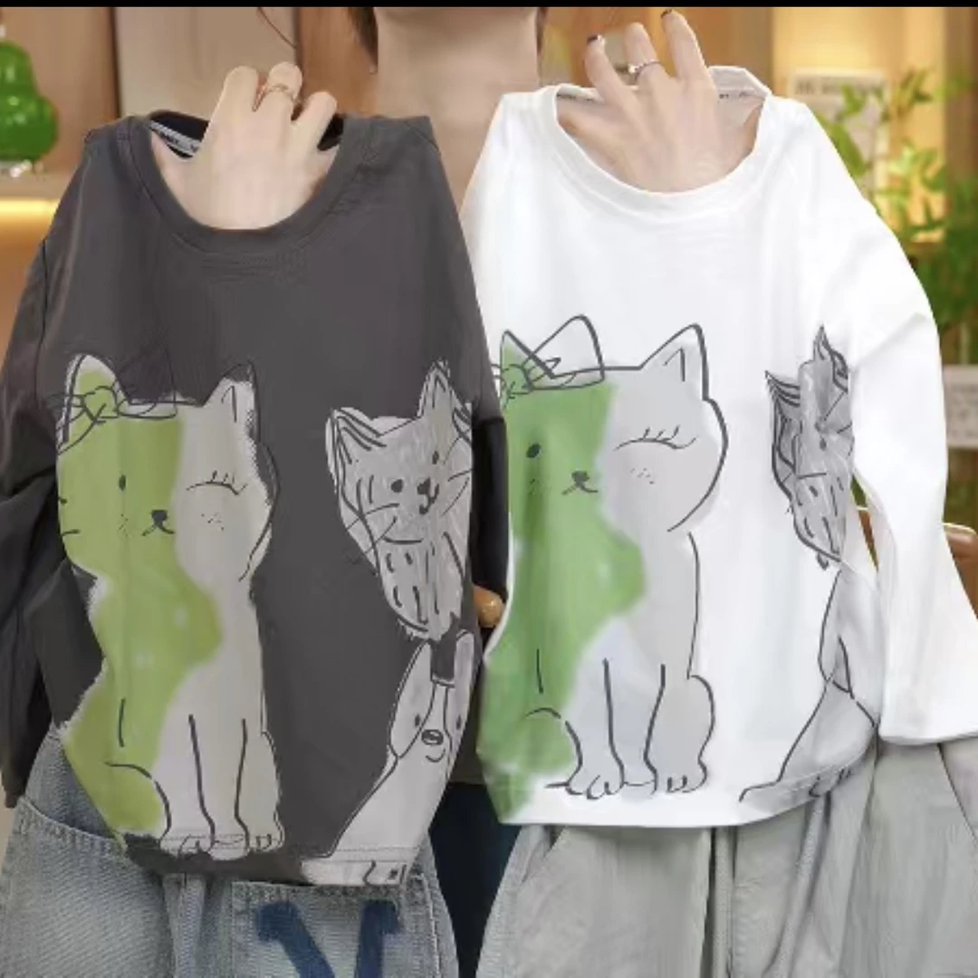 男童长袖T恤秋装2025新款儿童打底衫时髦洋气好看宽松秋季网红T恤