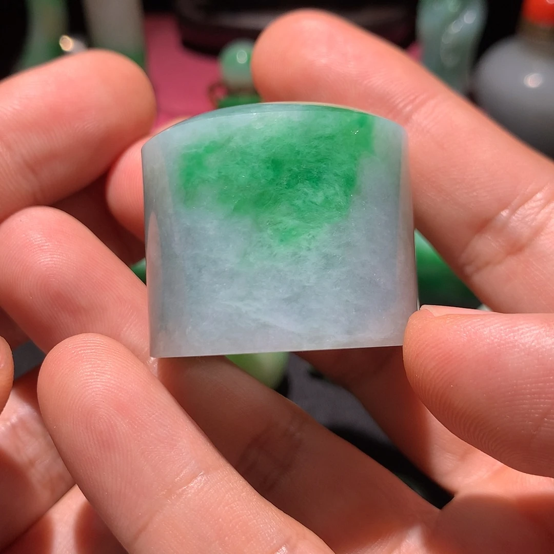 翡翠未镶嵌颈饰翡翠21.5圈口