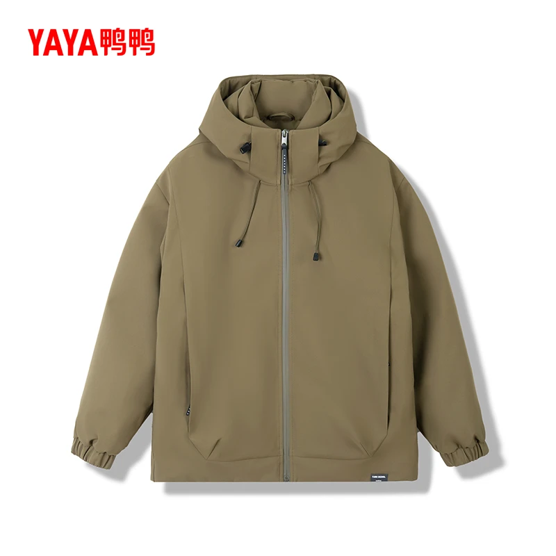 YAYA/鸭鸭运动户外时尚休闲男女同款保暖宽松羽绒服5W0015B