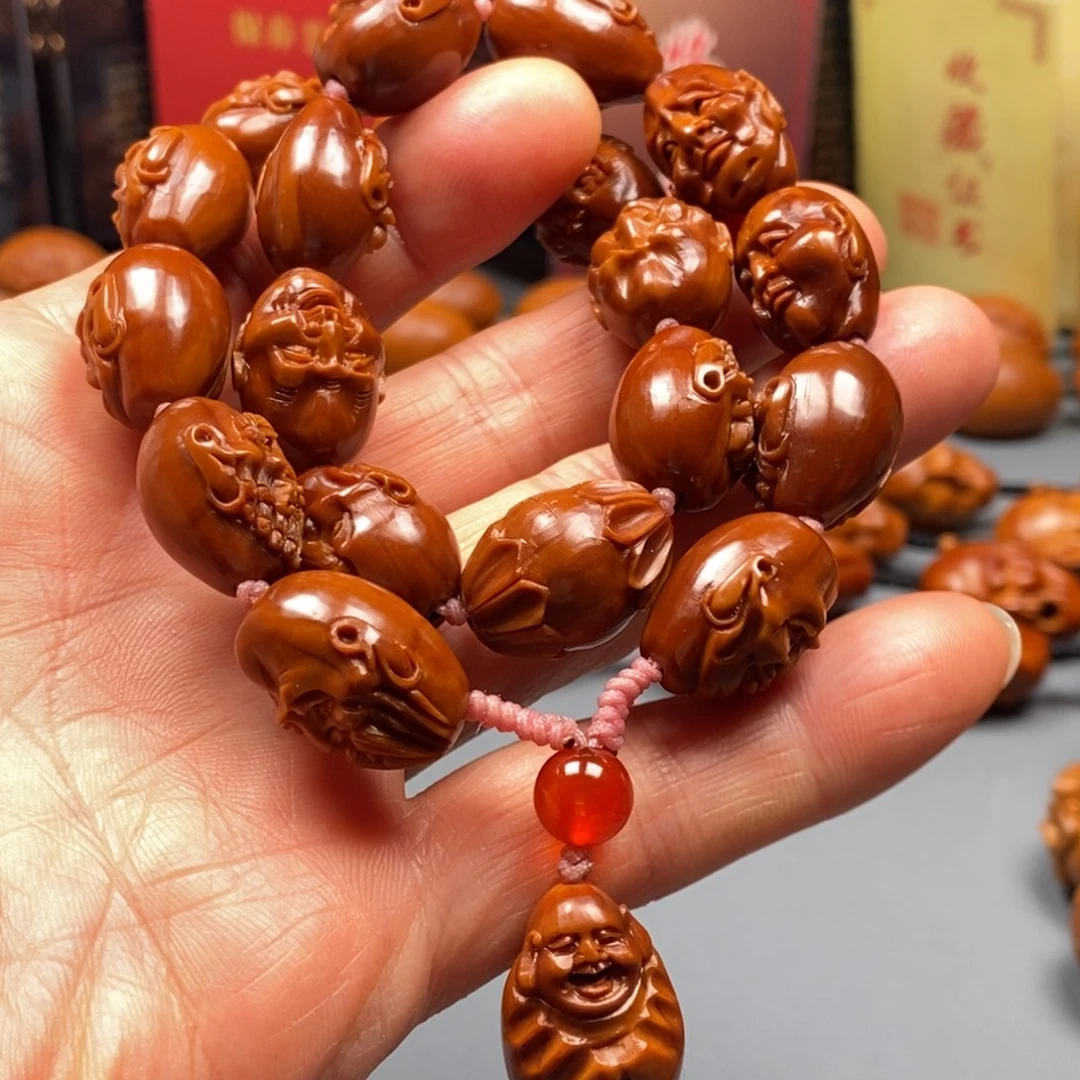 橄榄核手串/手链包浆须派手持1.5×2.0