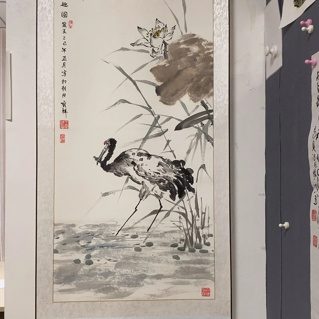 国画50/100王宝祥手绘挂轴