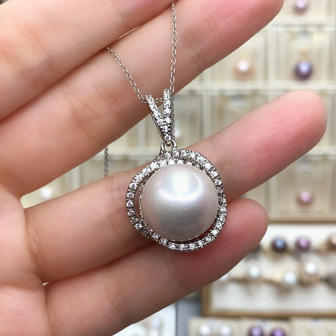 淡水珍珠颈饰合金