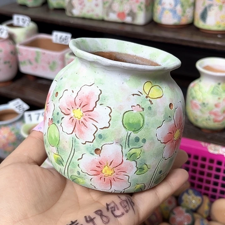 手工制作多肉花盆