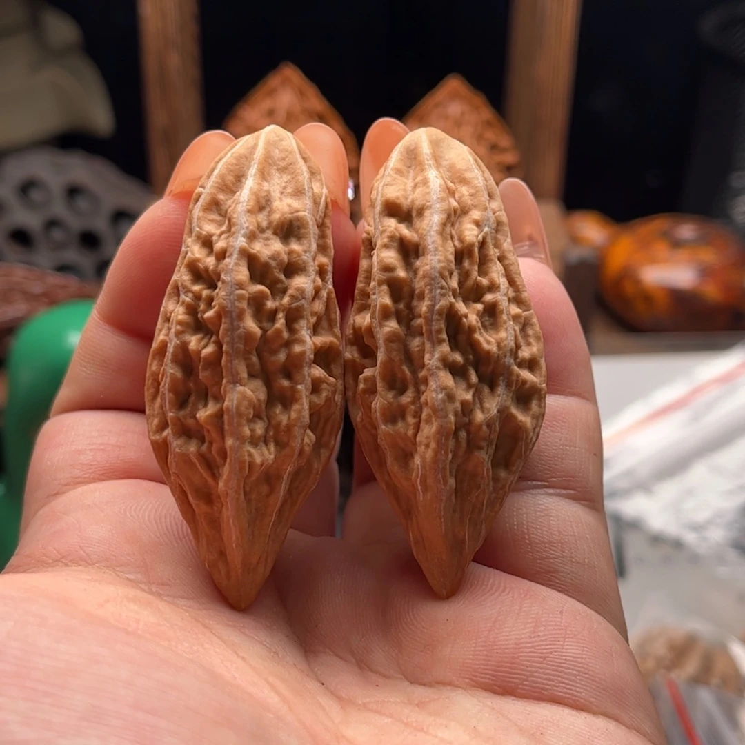 文玩核桃把件科*多关东木子家楸大胖75