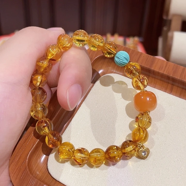 手链蜜蜡未镶嵌手串
