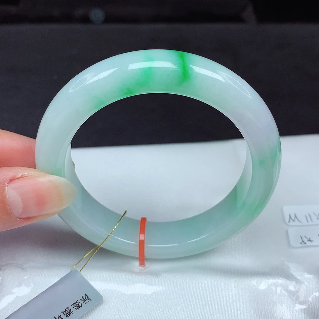 未镶嵌手镯翡翠54圈581