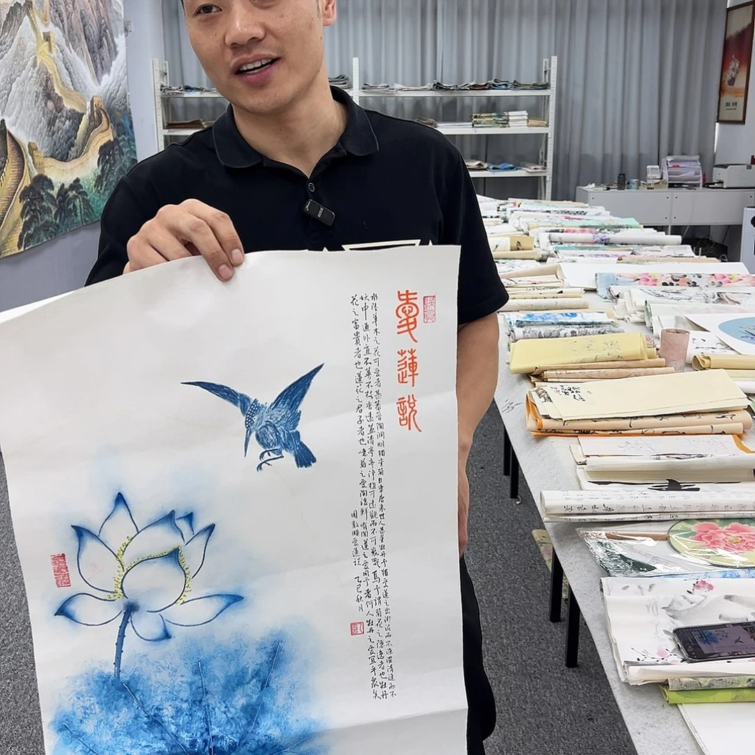 国画纯手绘字画宣纸