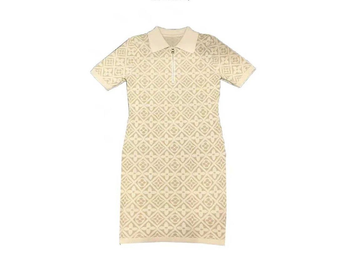 法式蕾丝镂空短袖夏季名媛风显瘦高级连衣裙