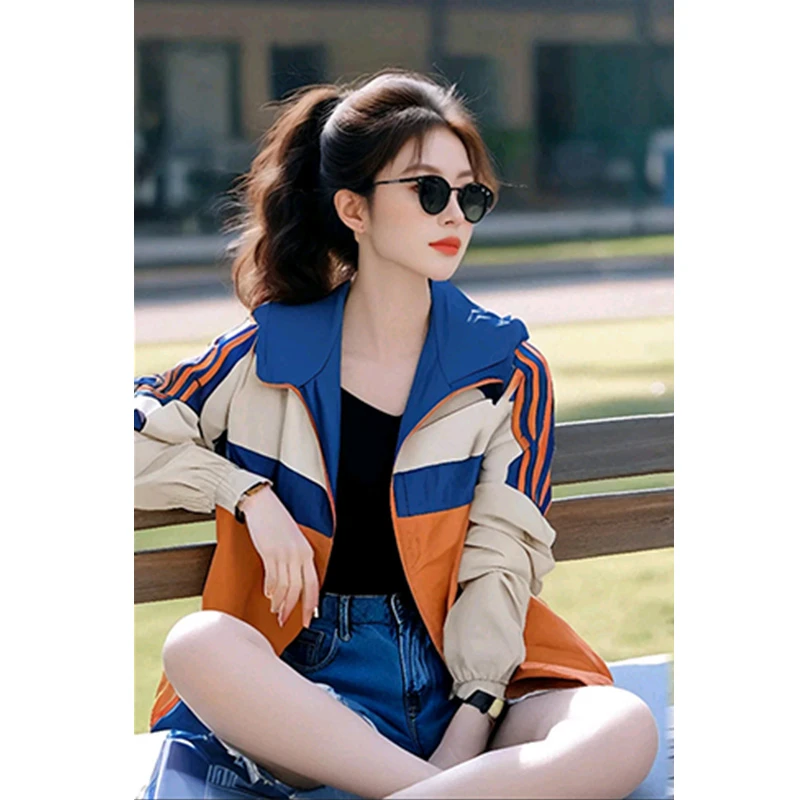 防晒衣外套夏季2025年新款时尚百搭潮流轻薄透气休闲小个子上衣女