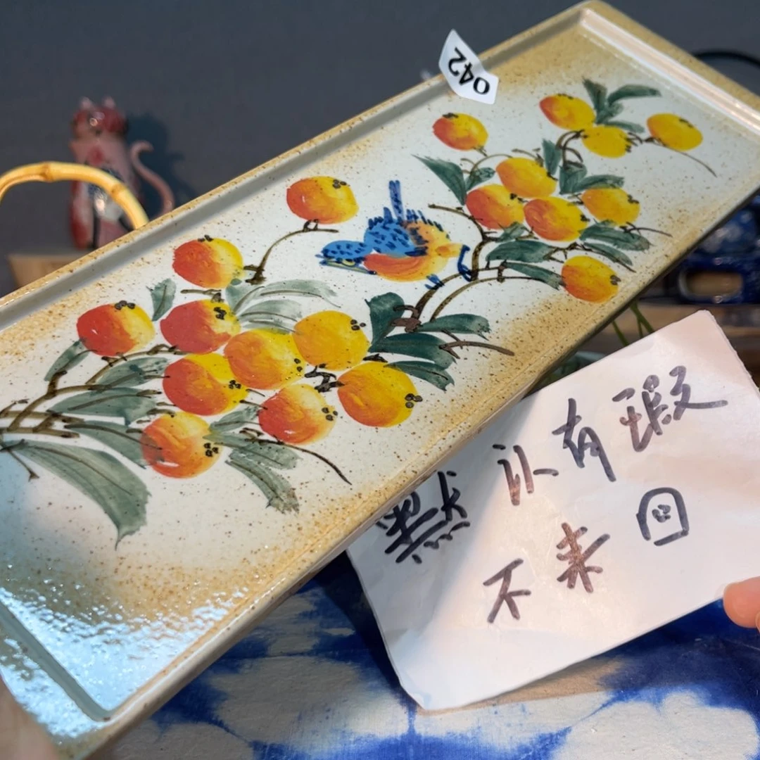 杯A****贝素浅陶瓷手工手绘