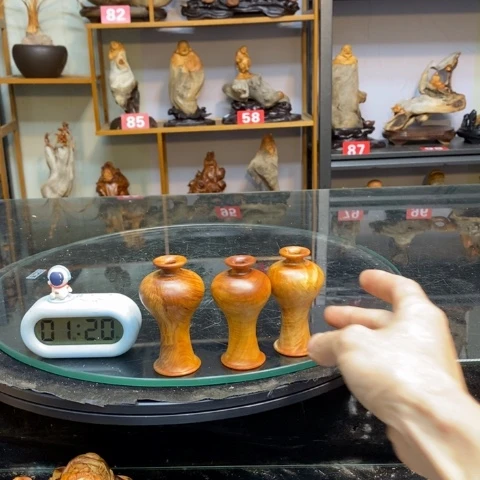 柏木漆**阁太行崖柏根雕