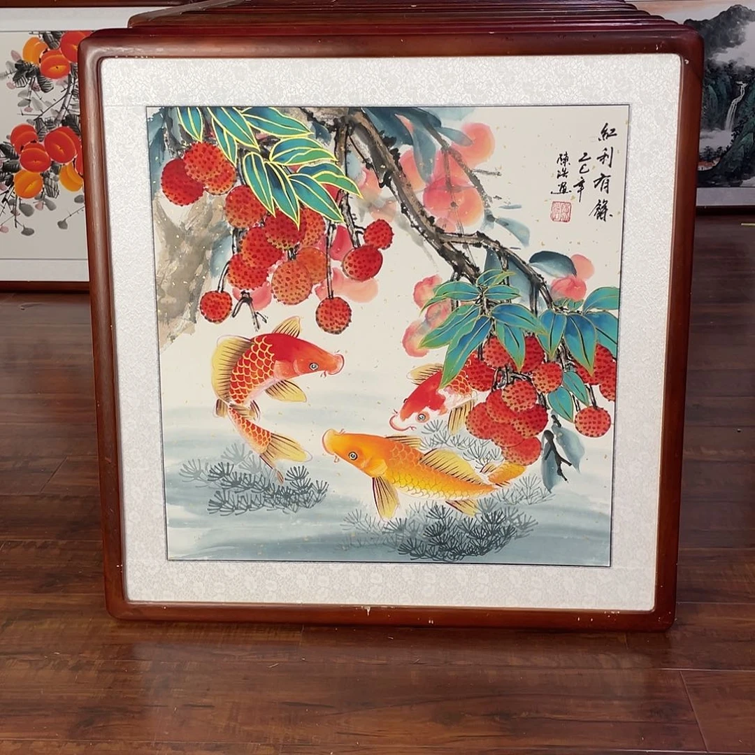 国画带框尺寸63*63厘米