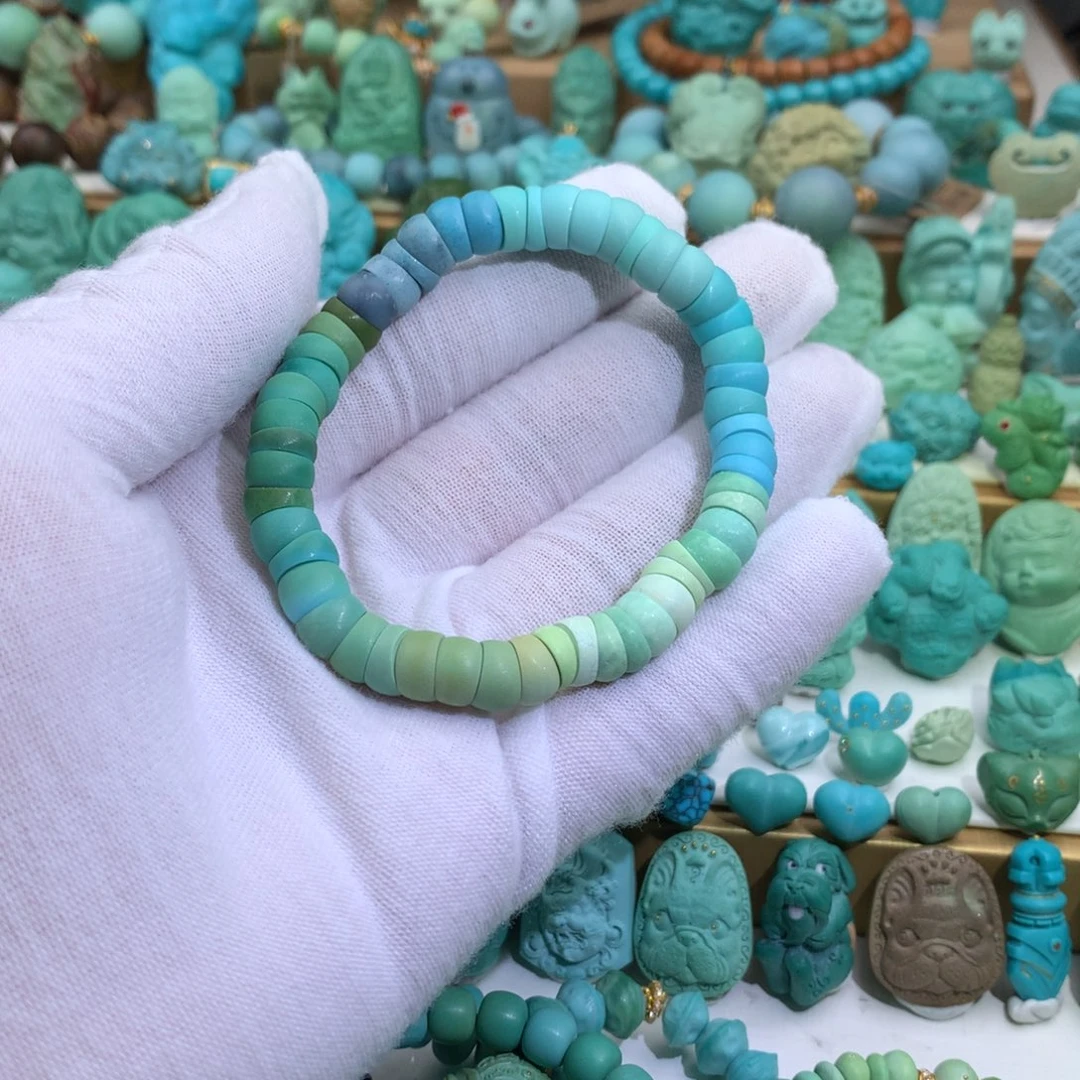 绿松石未镶嵌手链