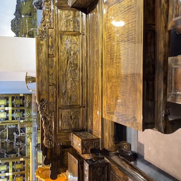 人***。楠木沙发八件套322款