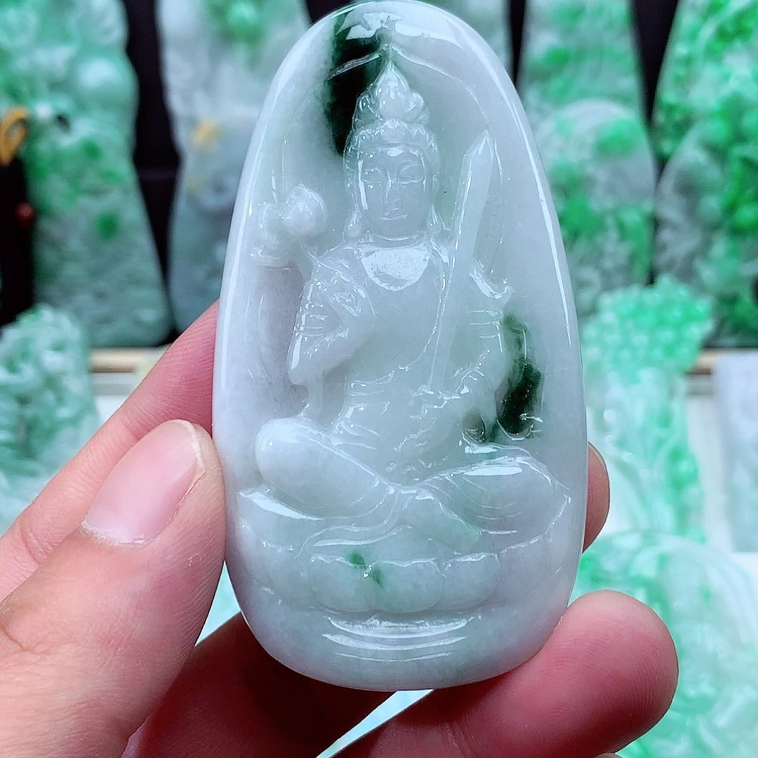 翡翠未镶嵌颈饰翡翠吊坠