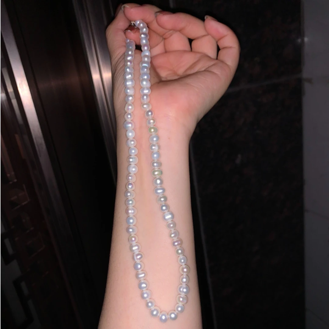 【天然淡水珍珠项链】松柏珠宝 多样性发货一条