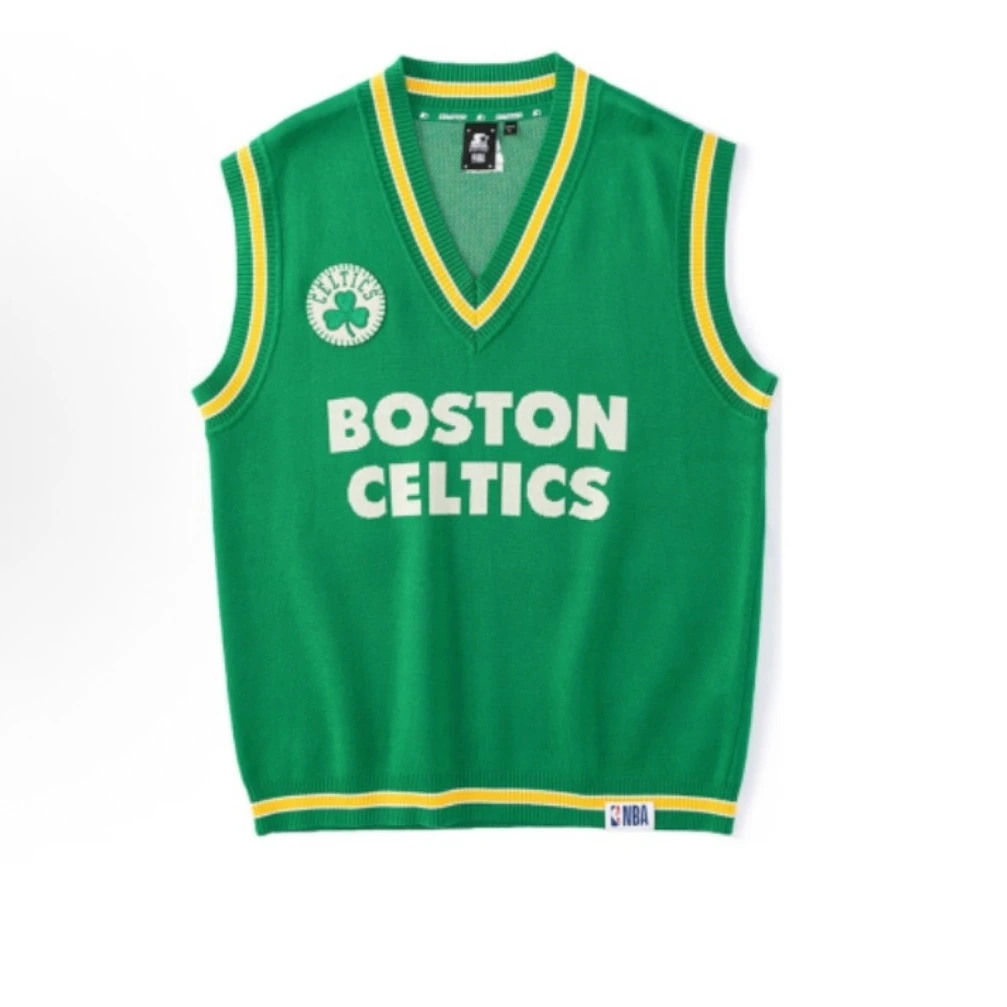 【特惠铺】starter 凯尔特人绿 毛织背心 STH3C7097F