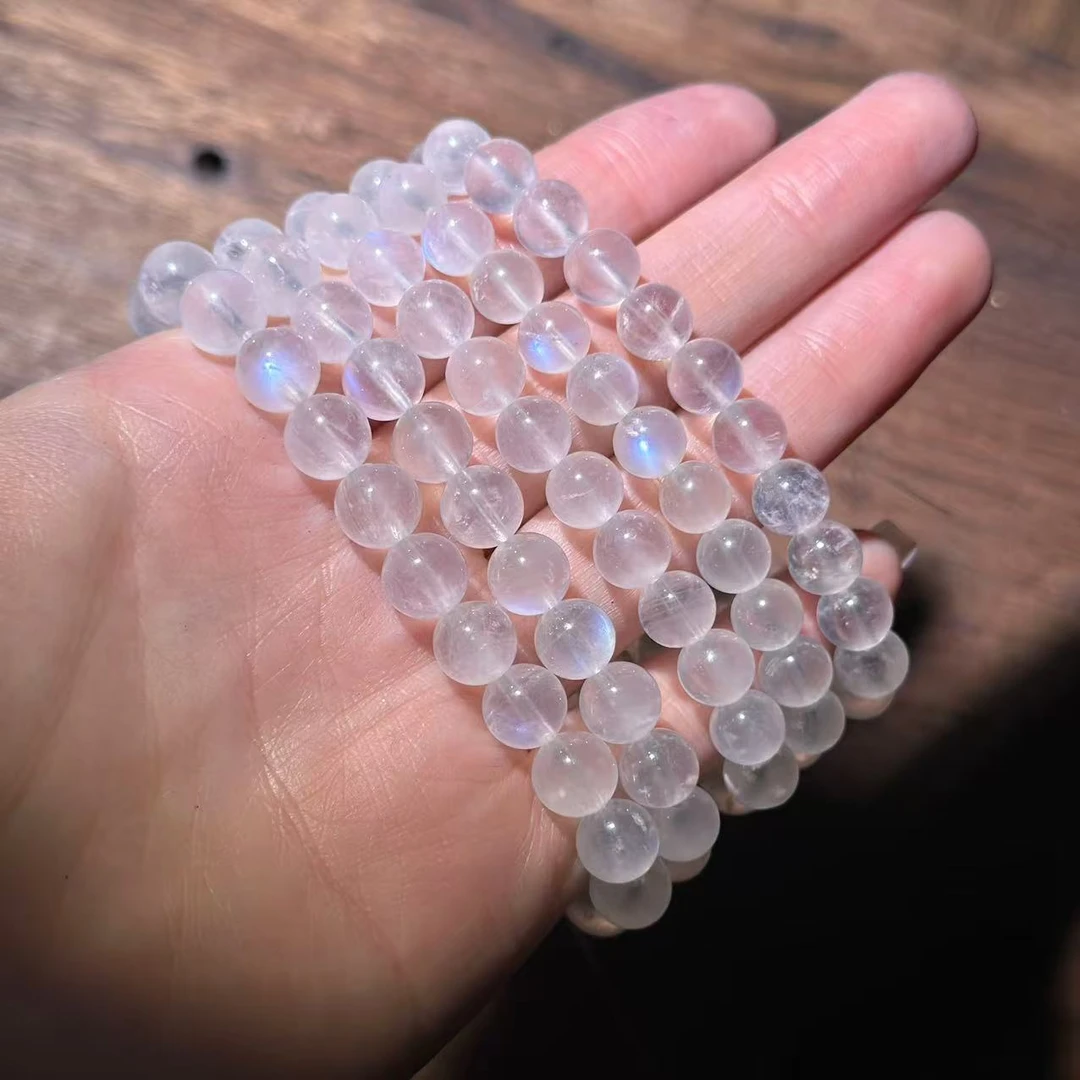 YS9789 月光石圆珠手链 多样性发其一