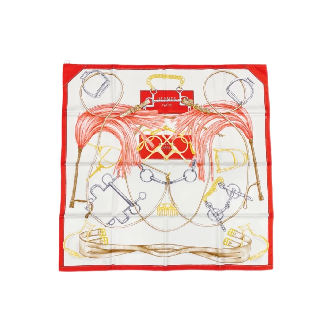 未使用 爱马仕 安洁利严选/QK0110155 丝巾