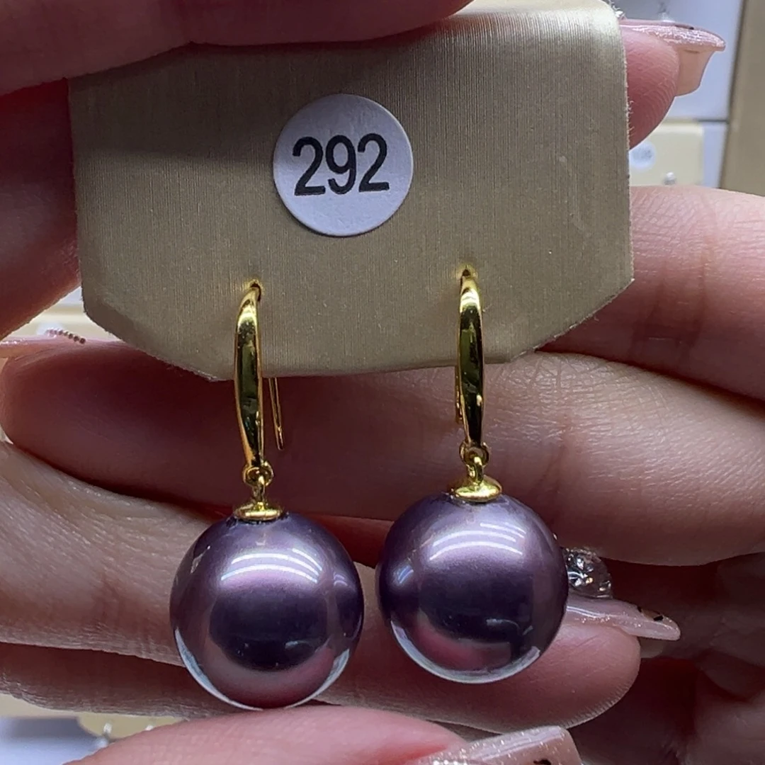 耳饰淡水珍珠银S925镶嵌