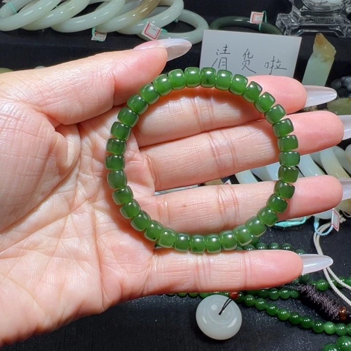 和田玉未镶嵌手链