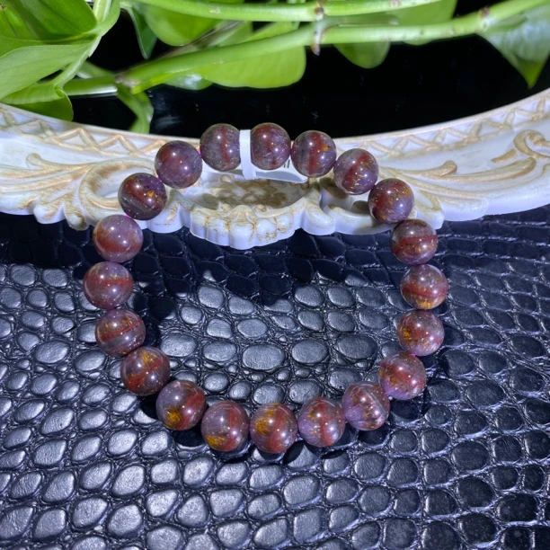 极光二三烟花单圈9mm左右水晶手串