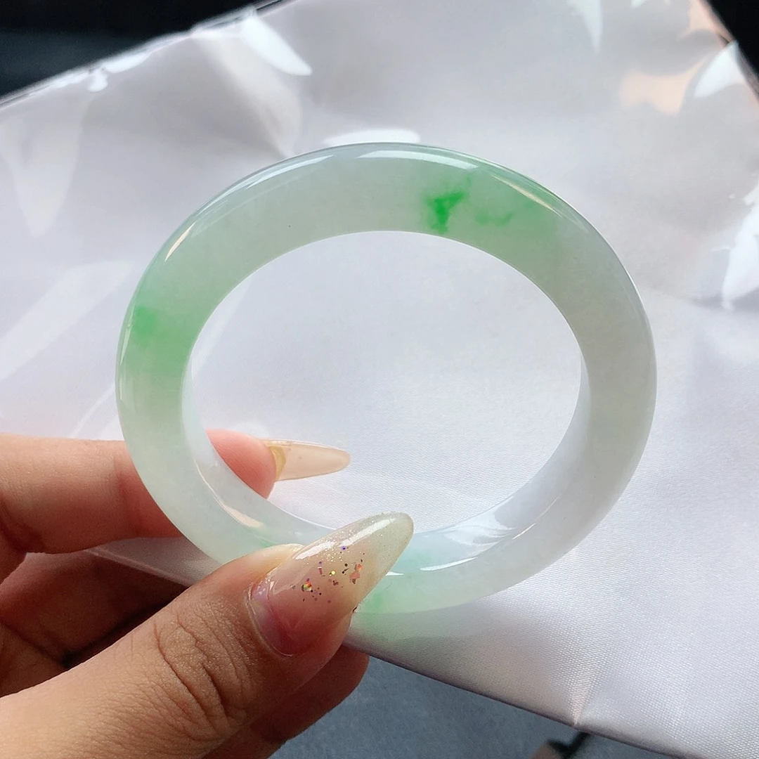 未镶嵌手镯翡翠54 天然缅甸a货翡翠2217