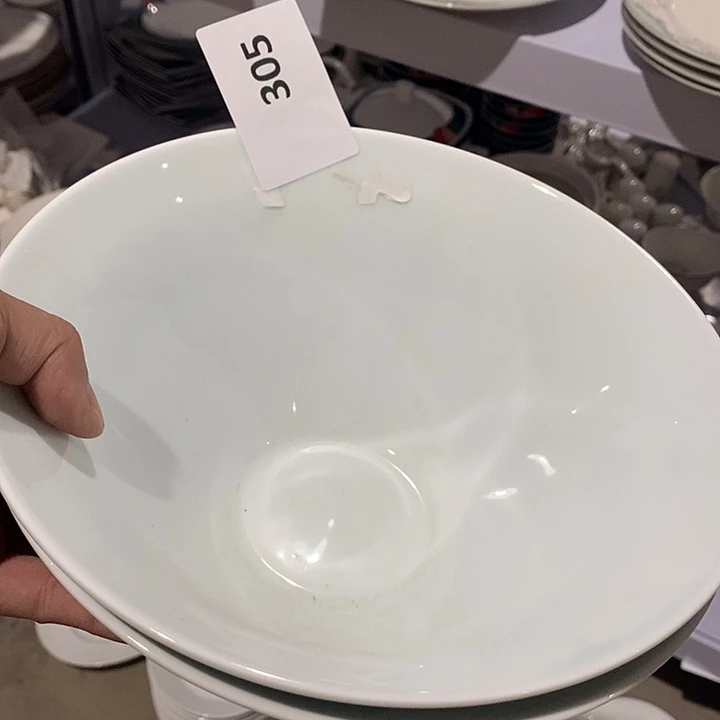 骨瓷景德镇影青瓷305号汤碗2个装