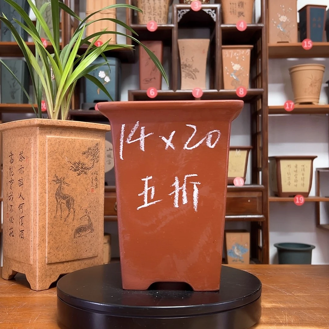 紫砂花盆周之夏精品紫砂花盆