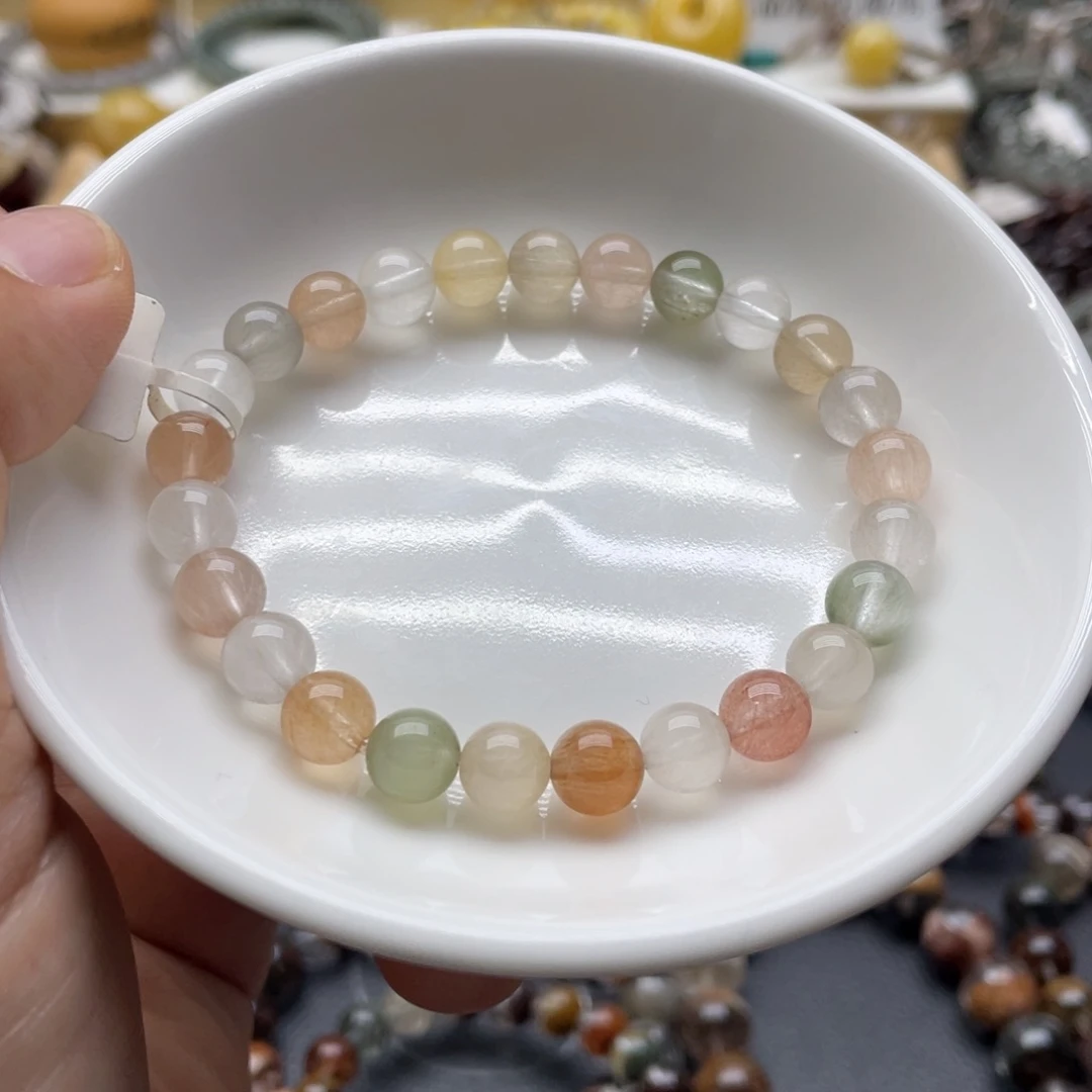 未镶嵌手链水晶多宝兔毛