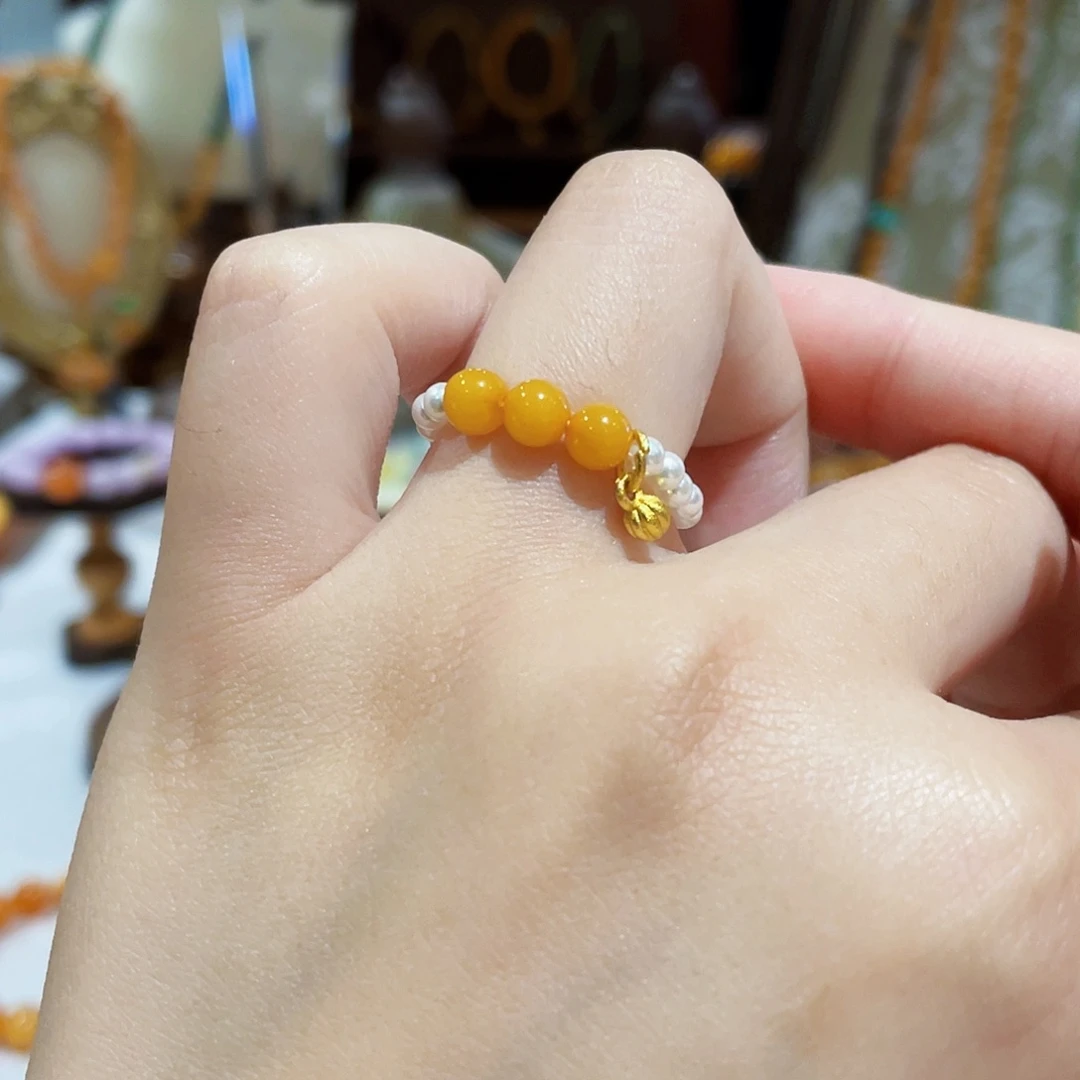 蜜蜡未镶嵌手链手串