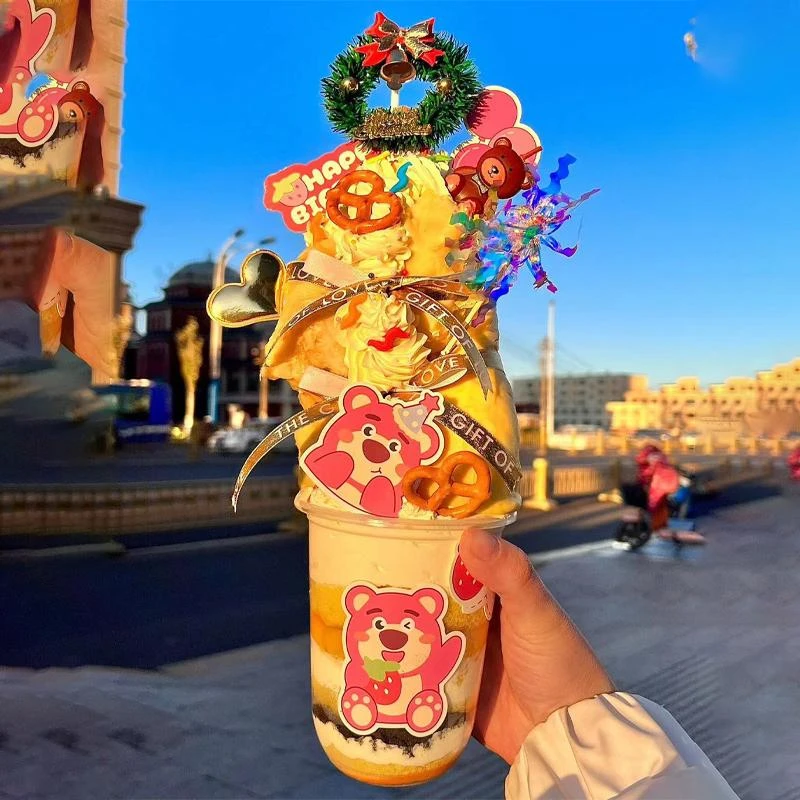 元旦跨年网红草莓榴莲巨巨塔抖音团购生日蛋糕同城配送男女友闺蜜