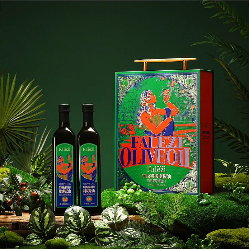 法乐兹特级初榨橄榄油年货礼盒装食用油送礼拜年货春节礼品团购