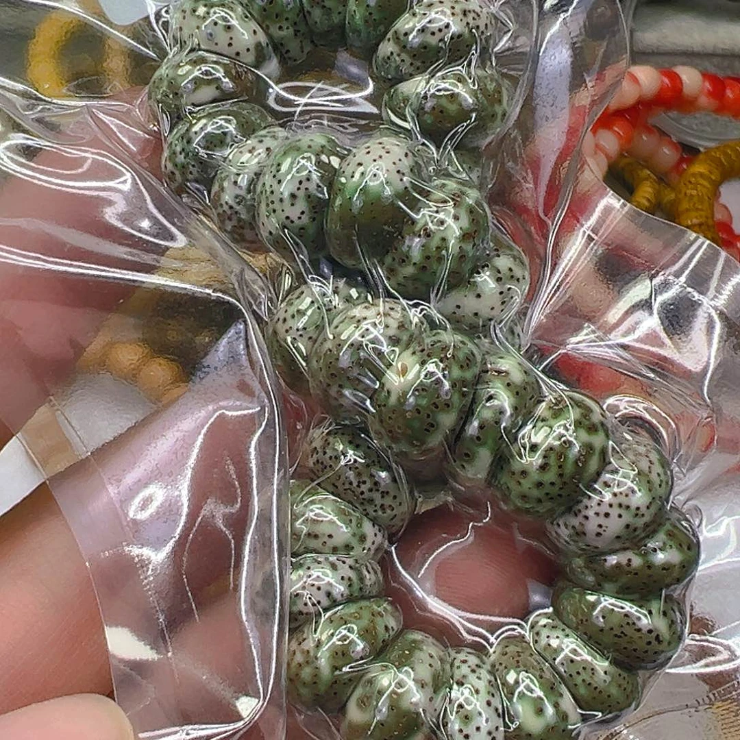 手串星月菩提8傲世绿星月菩提单圈大肠1.3