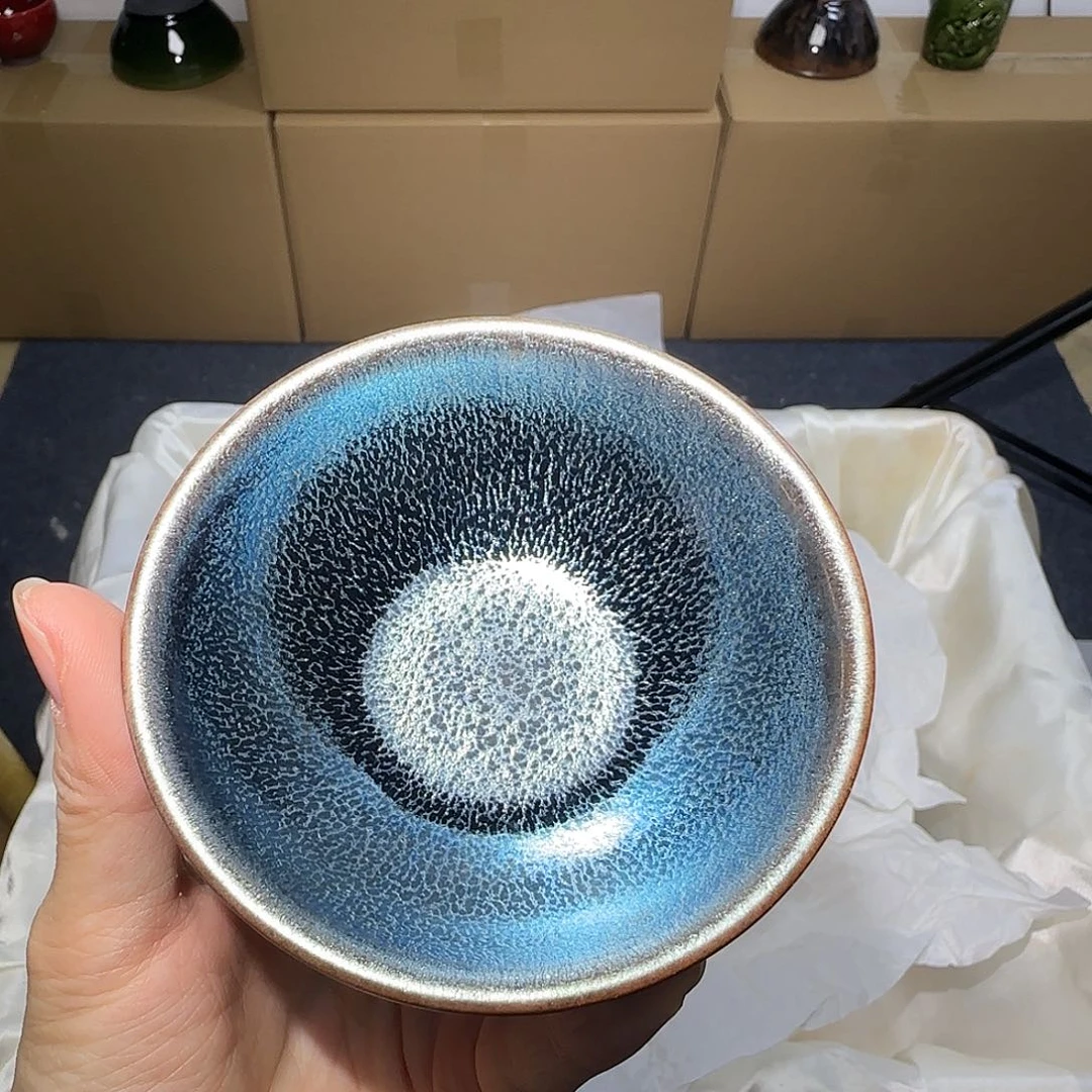 茶盏微瑕建盏，介意勿拍