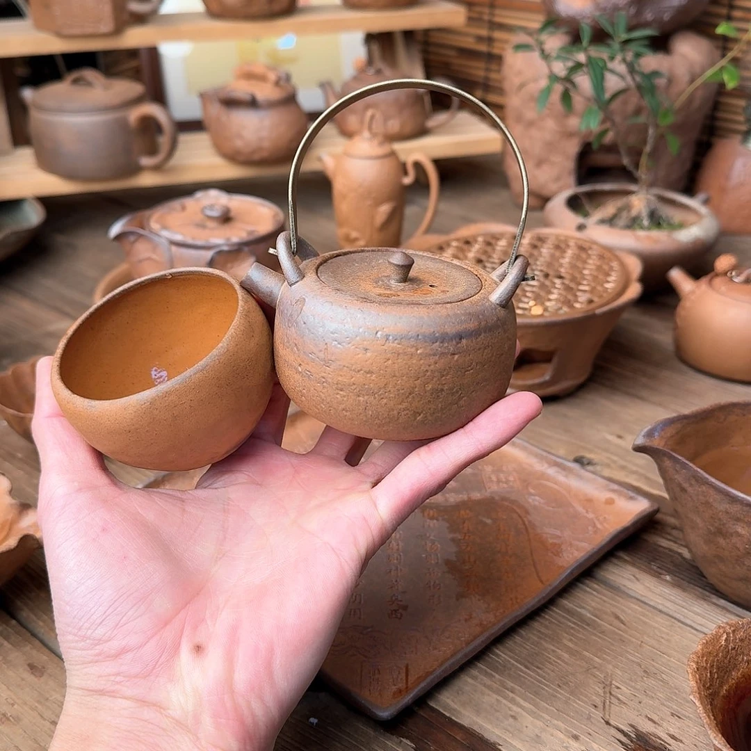 原矿老岩泥茶器系列