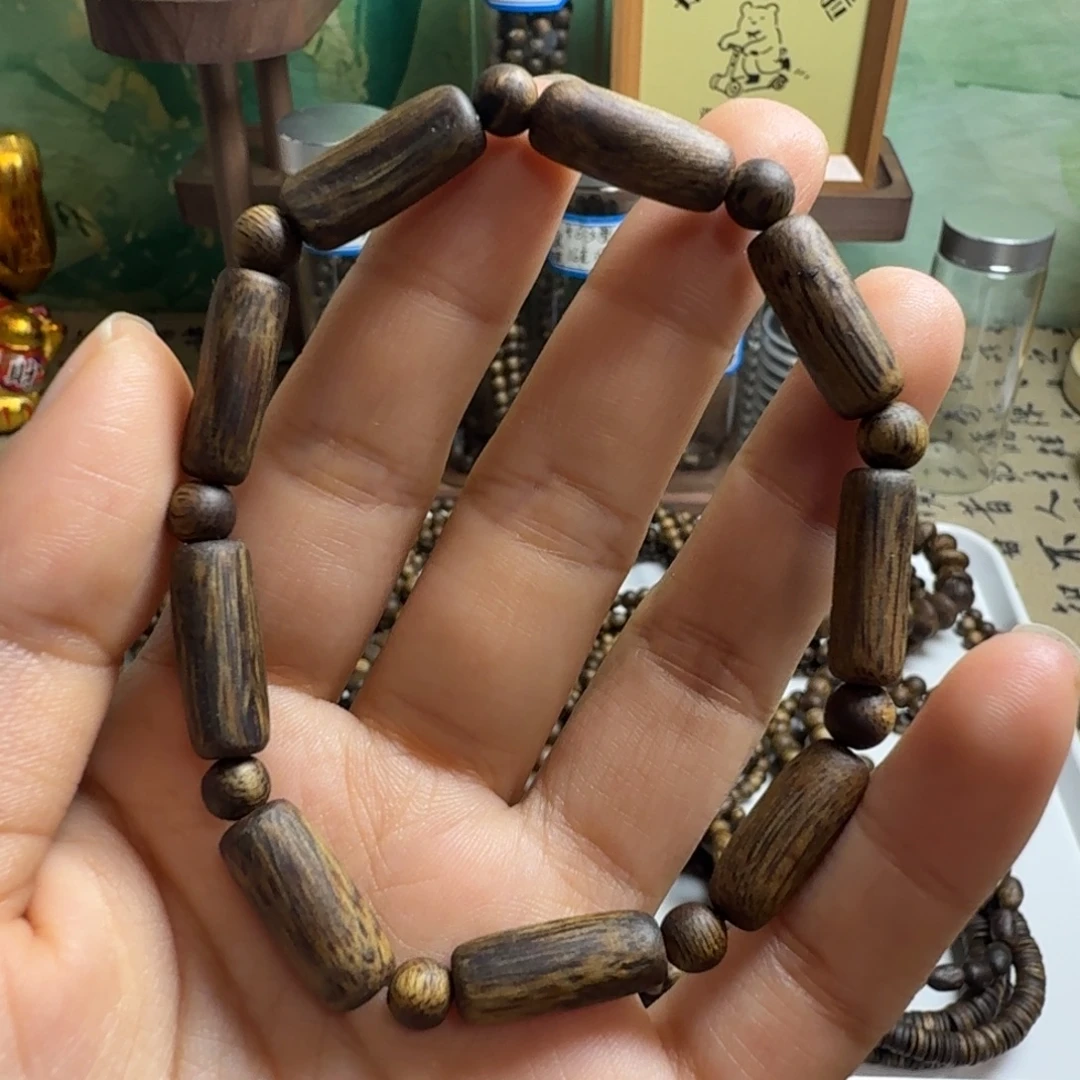 沉香碎屑沉香卡7随行单圈