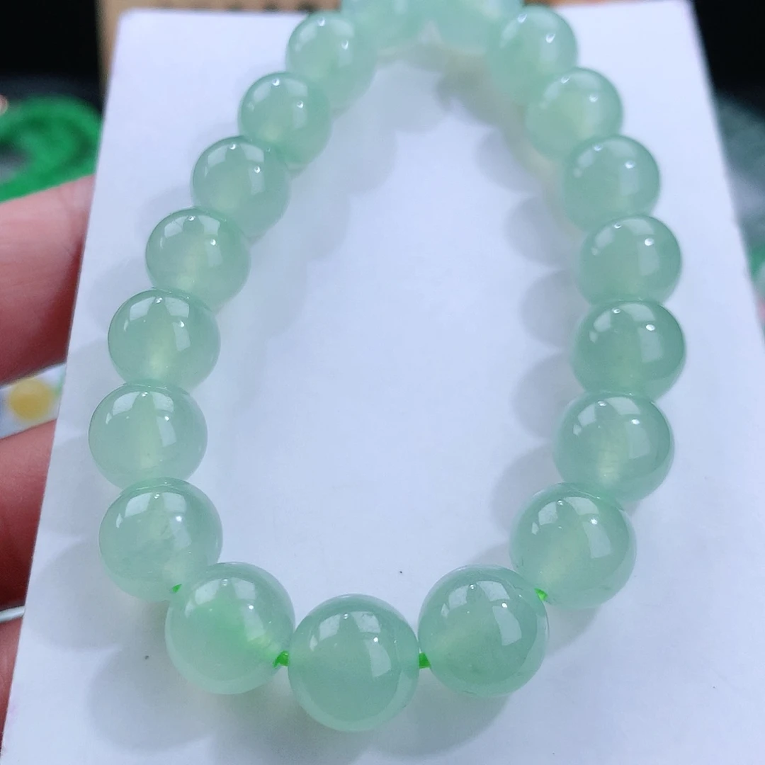 翡翠手链未镶嵌卡10mm
