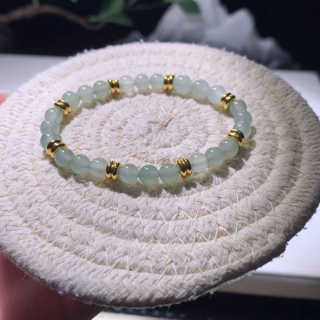 翡翠散珠特价晴水绿卡6左右