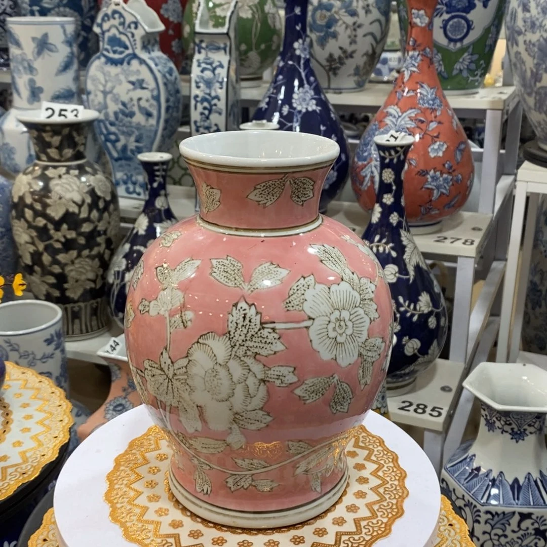 【闪购商品】陶瓷青花瓷花瓶微瑕福利一个